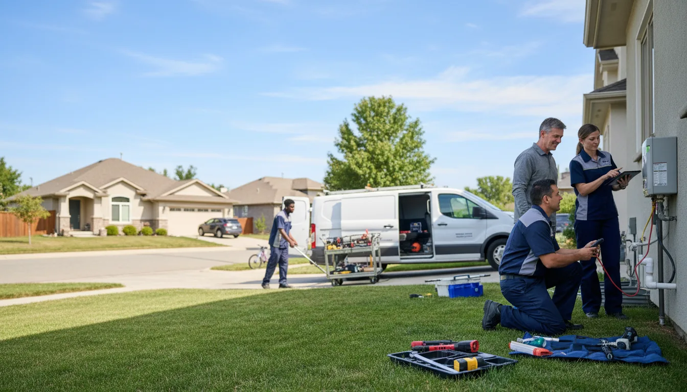 Tankless water heater service in Cedar Lane, TX